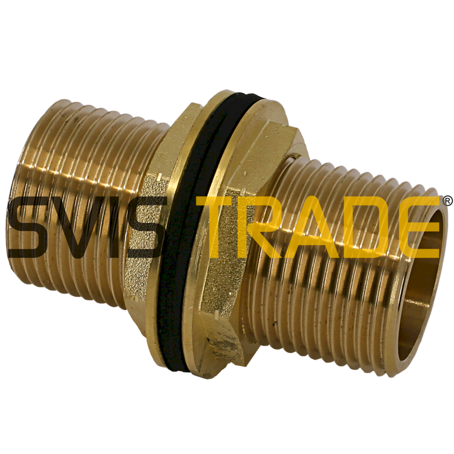 Stěnová průchodka s volnými maticemi 5/4