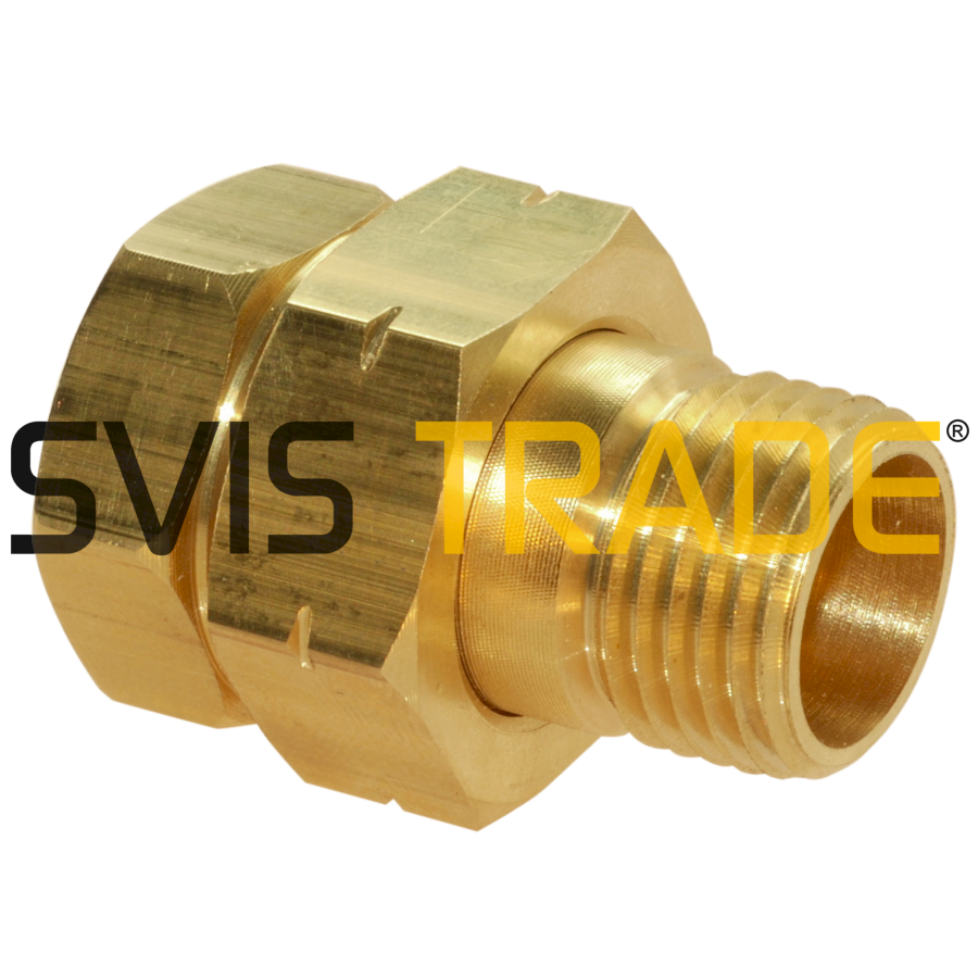 Mosazné šroubení přímé 1/2