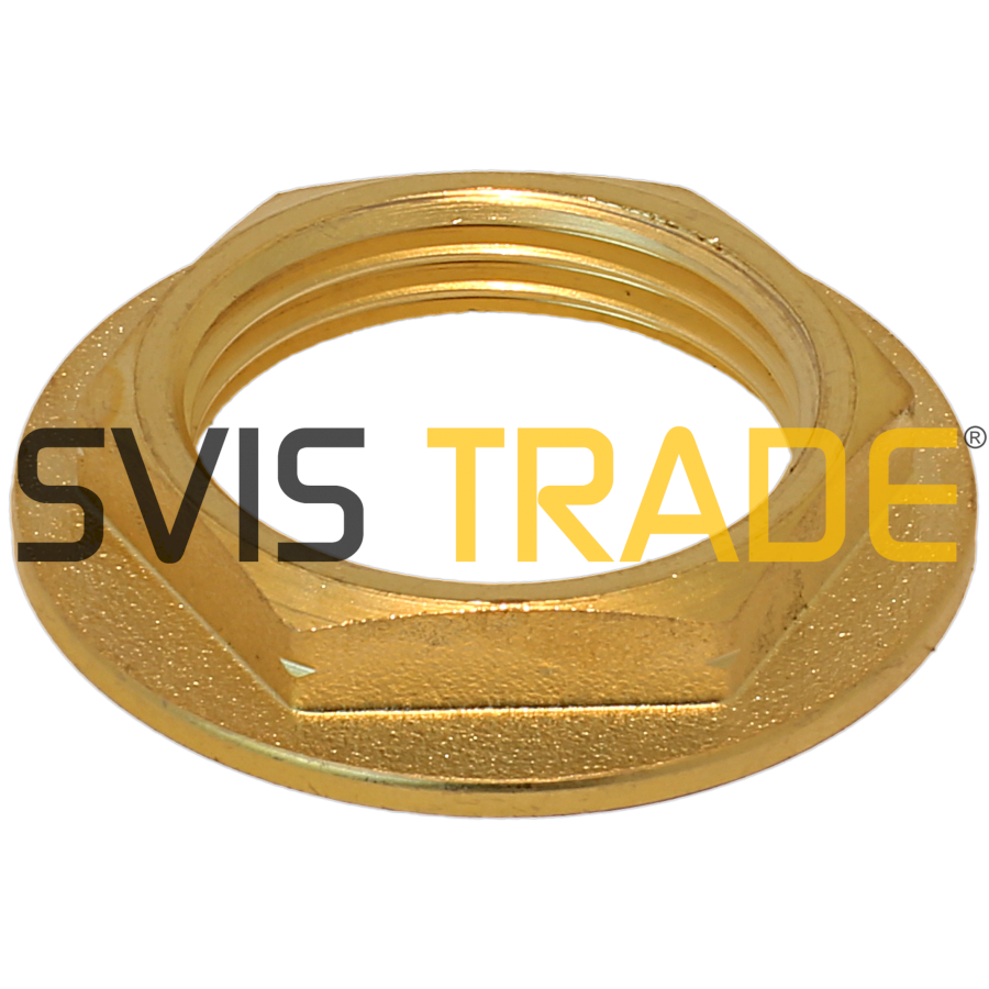 Mosazná  matice příruba 6/4