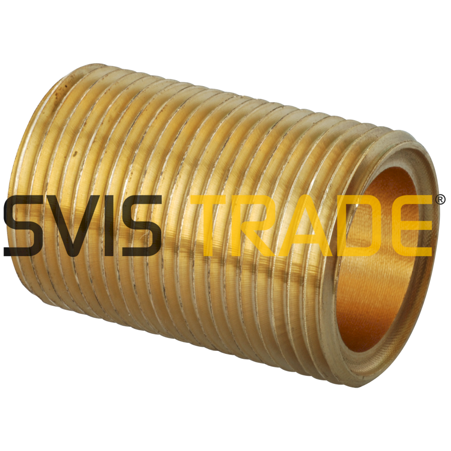 Mosazný prodlužovací závitový kus 1