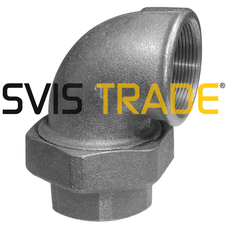 Černé šroubení rohové 3/4