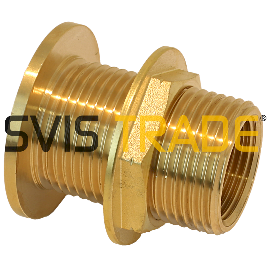 Mosazná průchodka 1/2