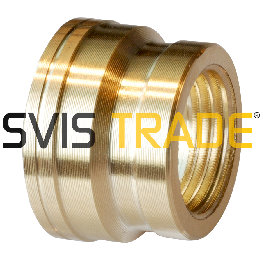 Mosazný nátrubek redukovaný 1/2